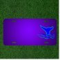 Custom Personalized License Plate With Add Names To Whale Tail Fin Diving