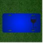 Custom Personalized License Plate With Add Names To Glass Wine Black Drink