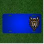 Custom Personalized License Plate With Add Names To Wolf Animal Mammal Fur