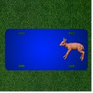 Custom Personalized License Plate With Add Names To Roe Deer Figure Ceramic