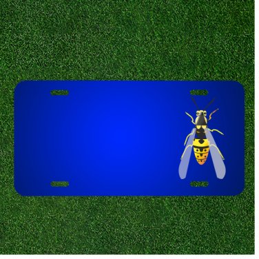 Custom Personalized License Plate With Add Names To Bee Babu Insect Nature