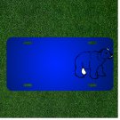 Custom Personalized License Plate With Add Names To Bear Cub Animal Fur
