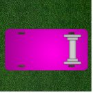 Custom Personalized Car License Plate With Add Names To Columns Greek Roman