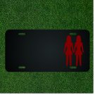 Custom Personalized License Plate With Add Names To Women Same Sex Couple