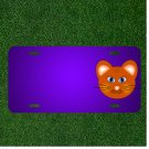 Custom Personalized License Plate With Add Names To Wildcat Cat Tiger Animal