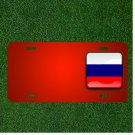 Custom Personalized License Plate With Add Names To Russia Flag Country