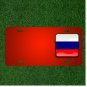 Custom Personalized License Plate With Add Names To Russia Flag Country