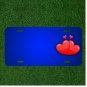 Custom Personalized License Plate With Add Names To Hearts Couple Together