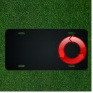 Custom Personalized License Plate With Add Names To Arrows Cycle Red Reload