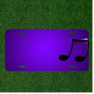Custom Personalized License Plate With Add Names To Melody Sound Music Note