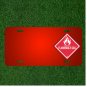 Custom Personalized License Plate With Add Names To Safety Gas Warning Hazard