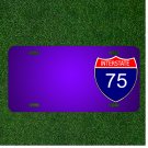 Custom Personalized License Plate With Add Names To Sign Interstate 75 America