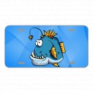 Custom Novelty License Plate With Fish And Funny Sharp Teeth Design