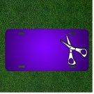Custom Personalized License Plate With Add Names To Cut Scissors Tool