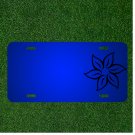 Custom Personalized License Plate With Add Names To Flower Blossom Bloom
