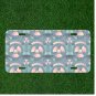 Custom Personalized Car License Plate With Seamless Pattern Seamless Design