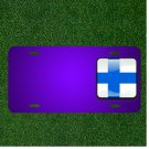 Custom Personalized License Plate With Add Names To Finland Flag Country