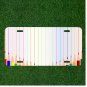 Custom Personalized License Plate Auto Tag With Color Pencil Cool Design