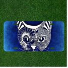 Custom Personalized License Plate Auto Tag With Stunning Cat Art Design