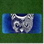 Custom Personalized License Plate Auto Tag With Stunning Cat Art Design