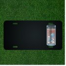 Custom Personalized License Plate With Add Names To Drink Beverage Bubbles