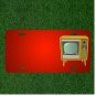 Custom Personalized License Plate With Add Names To Tv Television Vintage