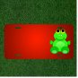 Custom Personalized License Plate With Add Names To Frog Amphibian Animal