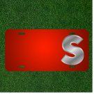 Custom Personalized License Plate With Add Names To English Alphabets S