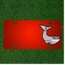 Custom Personalized License Plate With Add Names To Animal Sea Whale