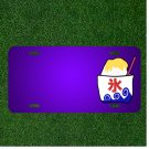 Custom Personalized License Plate With Add Names To Culture Food Japan