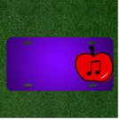 Custom Personalized License Plate With Add Names To Music Apple Notes
