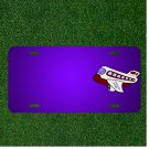 Custom Personalized License Plate With Add Names To Airplane Funny Passenger
