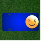 Custom Personalized License Plate With Add Names To Emoticon Smiley Face