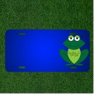 Custom Personalized License Plate With Add Names To Amphibian Animal Cartoon