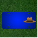 Custom Personalized License Plate With Add Names To Cap Fedora Shrine