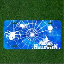 Custom Personalized License Plate Auto Tag With Hallowwen Spider Web And Pumpkin