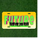 Custom Personalized License Plate Auto Tag With FUTURE Kids Design