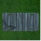 Custom Personalized License Plate Auto Tag With Butterfly Design Fence NEW