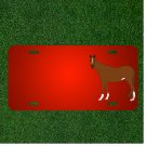 Custom Personalized License Plate With Add Names To Horse Animal Equine