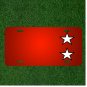 Custom Personalized License Plate With Add Names To Stars Shape Black Outline