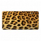Custom Personalized License Plate Auto Car Tag With Cheetah Background Add Text