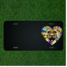 Custom Personalized License Plate With Add Names To Lion King Heart Design NEW