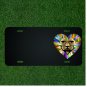 Custom Personalized License Plate With Add Names To Lion King Heart Design NEW