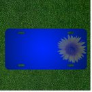 Custom Personalized License Plate With Add Names To Sunflower Graphic Isolated