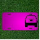 Custom Personalized Car License Plate With Add Names To Tailgate Suv