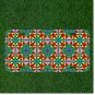 Custom Personalized License Plate Tag With Colorful Wacky Pattern Design NEW