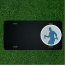 Custom Personalized License Plate With Add Names To Bodybuilder Guy Design NEW