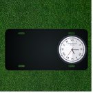 Custom Personalized License Plate With Add Names To Fancy Clock Design NEW