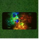 Custom Personalized License Plate Auto Tag With Colorful Space Design Art NEW