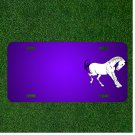 Custom Personalized License Plate With Add Names To Horse Animal Wild Pose